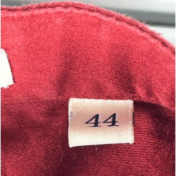 University Of Oxford Custom Fit Button Up Shirt Men's 44 Red Pocket Long Sleeve - Picture 4 of 10